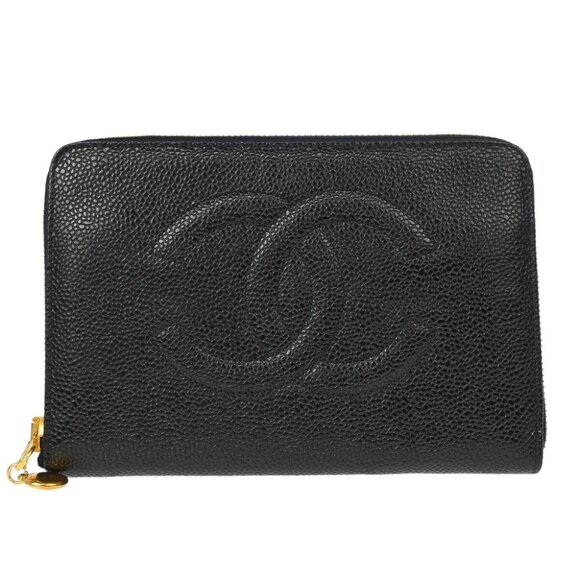 Chanel Black Calfskin Wallet